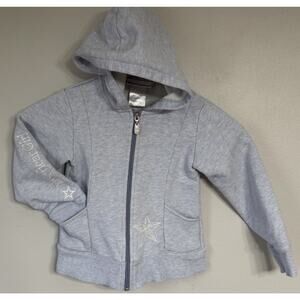 American Girl Hoodie Size XS Starry Logo sweatshirt Full Zip Long Sleeve